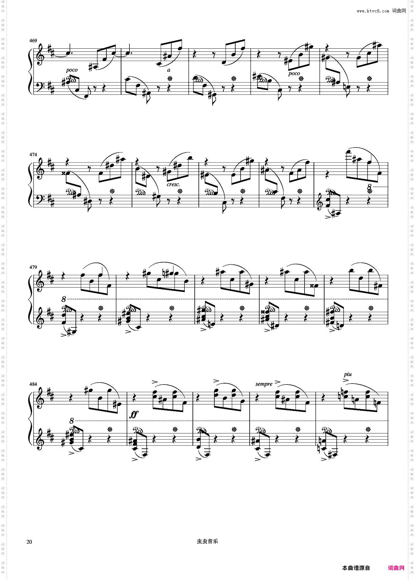 10级 谐谑曲No·20《中国院钢琴考级曲目》