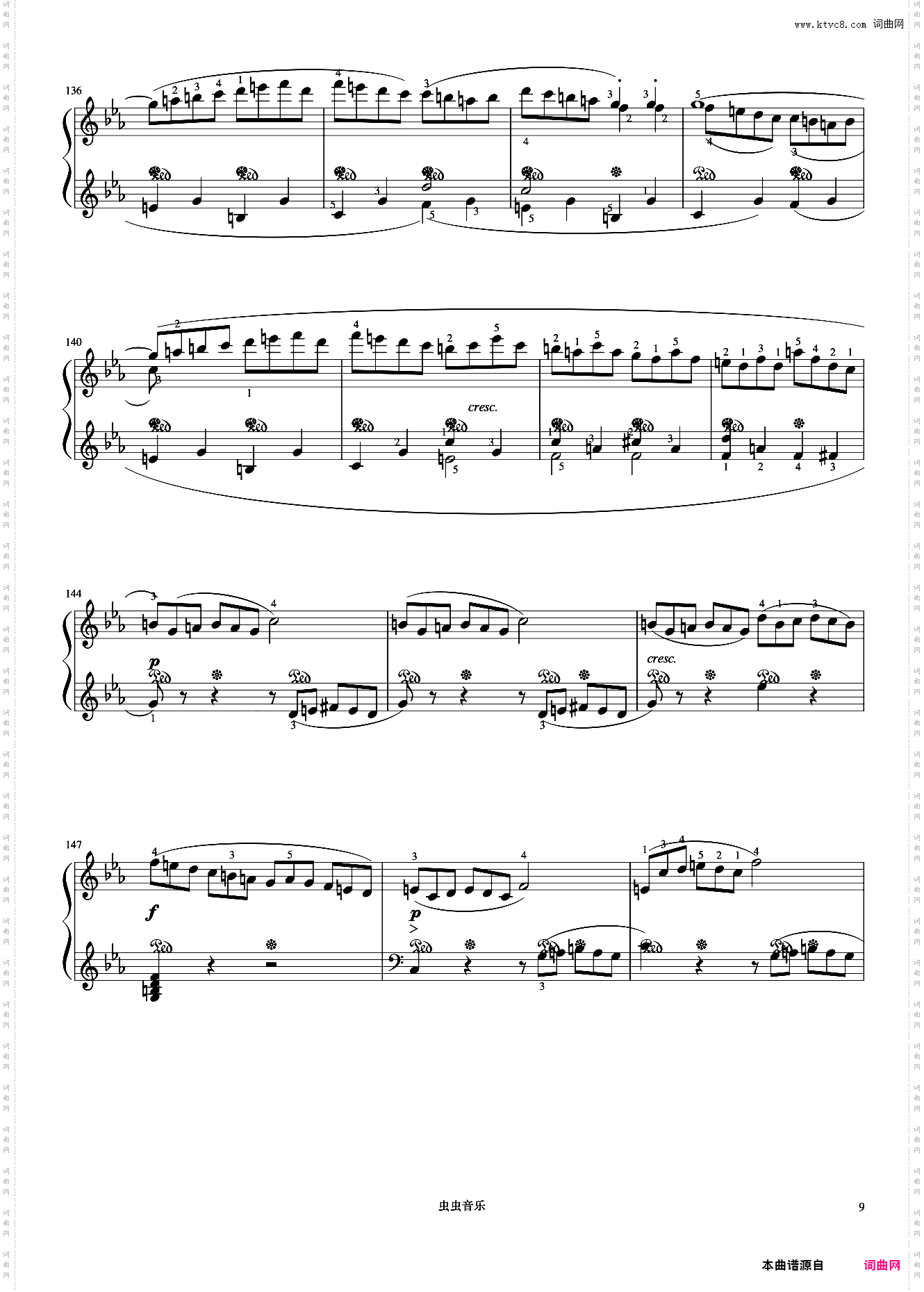 9级 奏鸣曲Op·13 第三乐章回旋曲《中国院钢琴考级曲目》