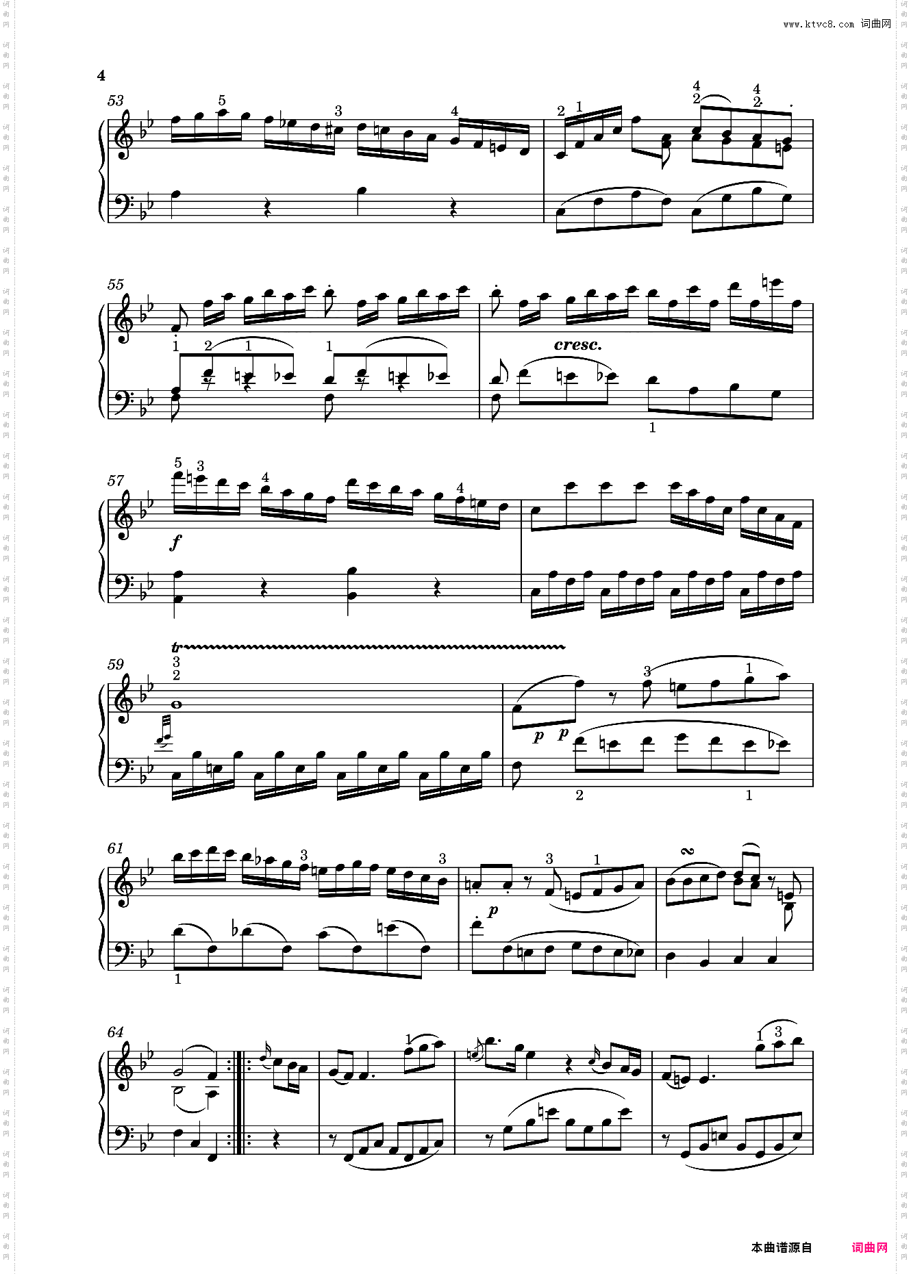 钢琴奏鸣曲KV333