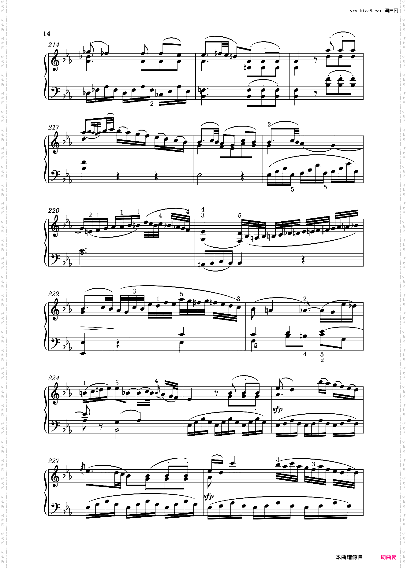 钢琴奏鸣曲KV333