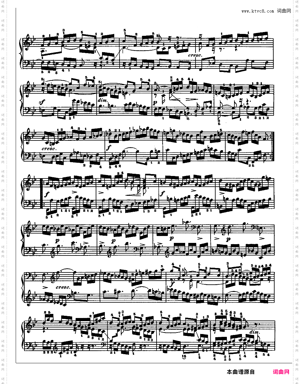 《平均律钢琴曲集第二卷》The Well Tempered ClavierPrelude & Fugue 21
