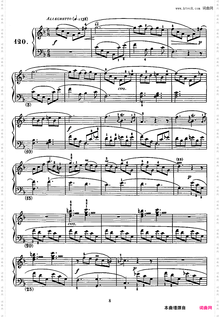 500首钢琴奏鸣曲共33册Scarlatti Sonatas 118-132