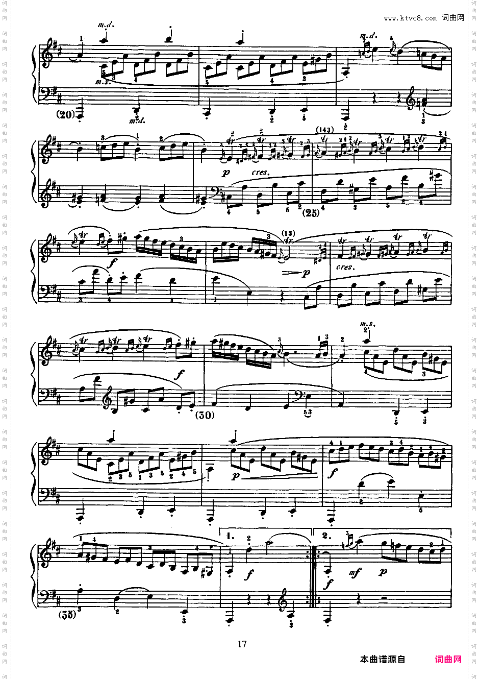 500首钢琴奏鸣曲共33册Scarlatti Sonatas 118-132