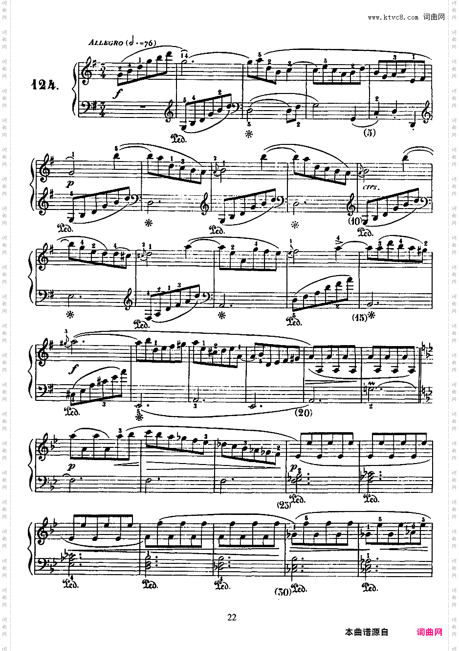 500首钢琴奏鸣曲共33册Scarlatti Sonatas 118-132