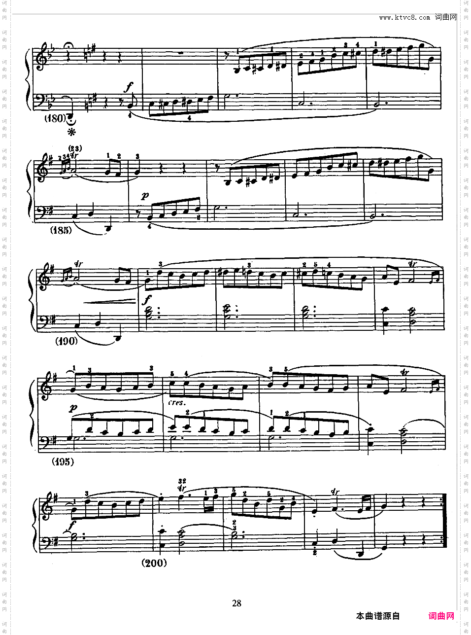 500首钢琴奏鸣曲共33册Scarlatti Sonatas 118-132