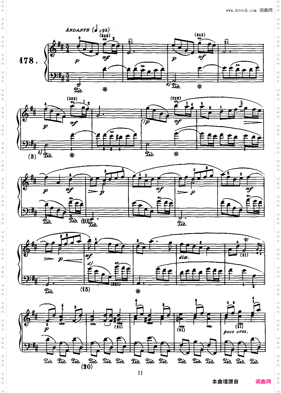 500首钢琴奏鸣曲共33册Scarlatti Sonatas 176-190