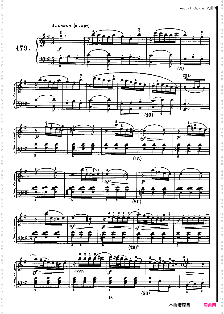 500首钢琴奏鸣曲共33册Scarlatti Sonatas 176-190