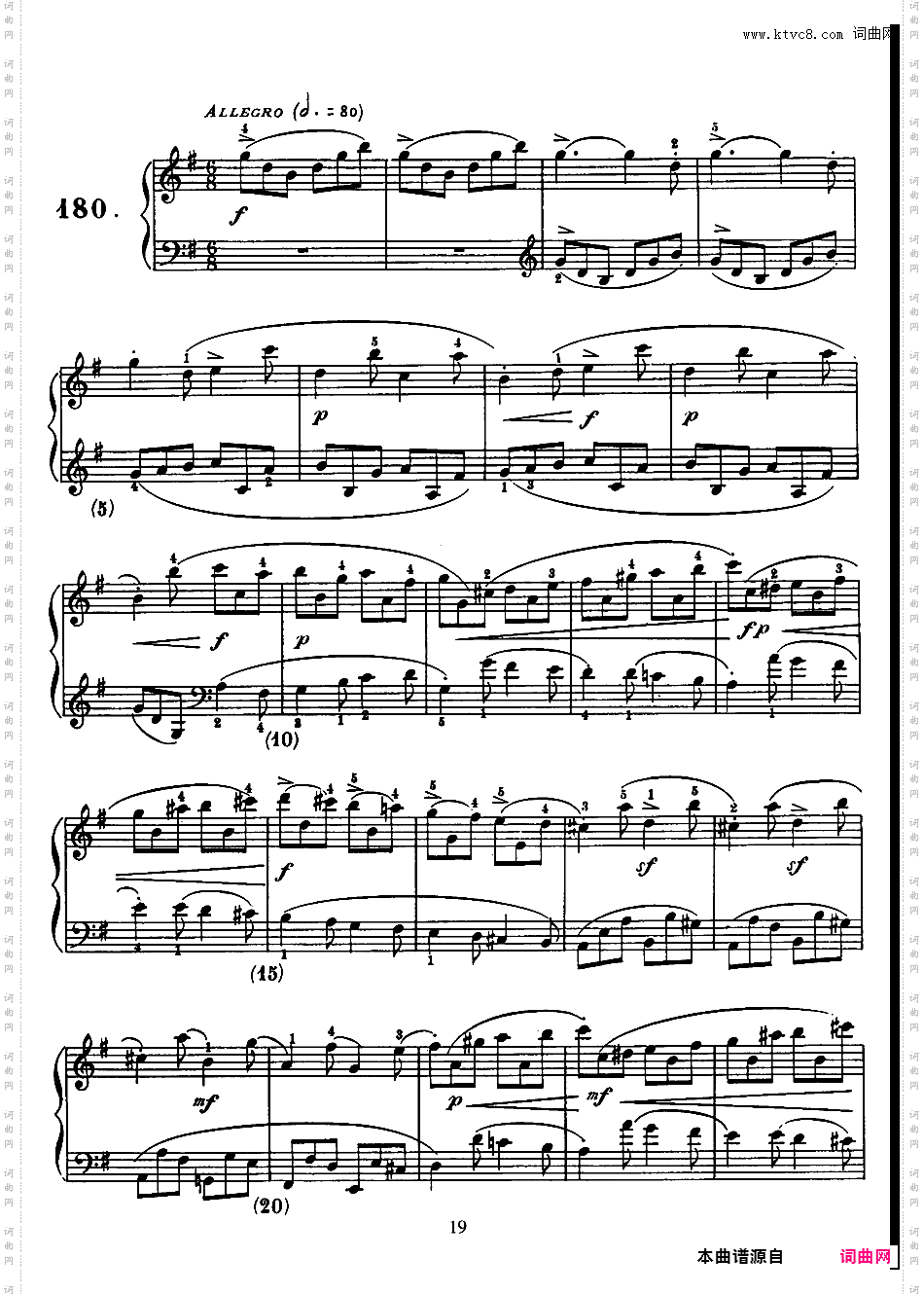 500首钢琴奏鸣曲共33册Scarlatti Sonatas 176-190