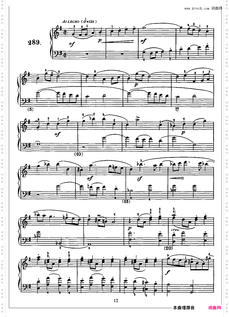 500首钢琴奏鸣曲共33册Scarlatti Sonatas 286-300