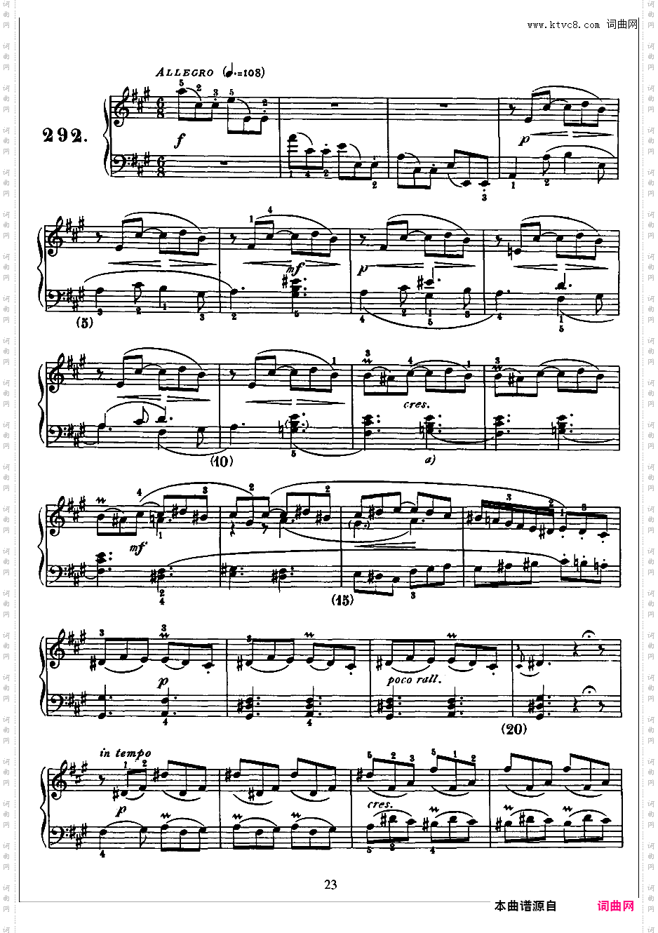 500首钢琴奏鸣曲共33册Scarlatti Sonatas 286-300