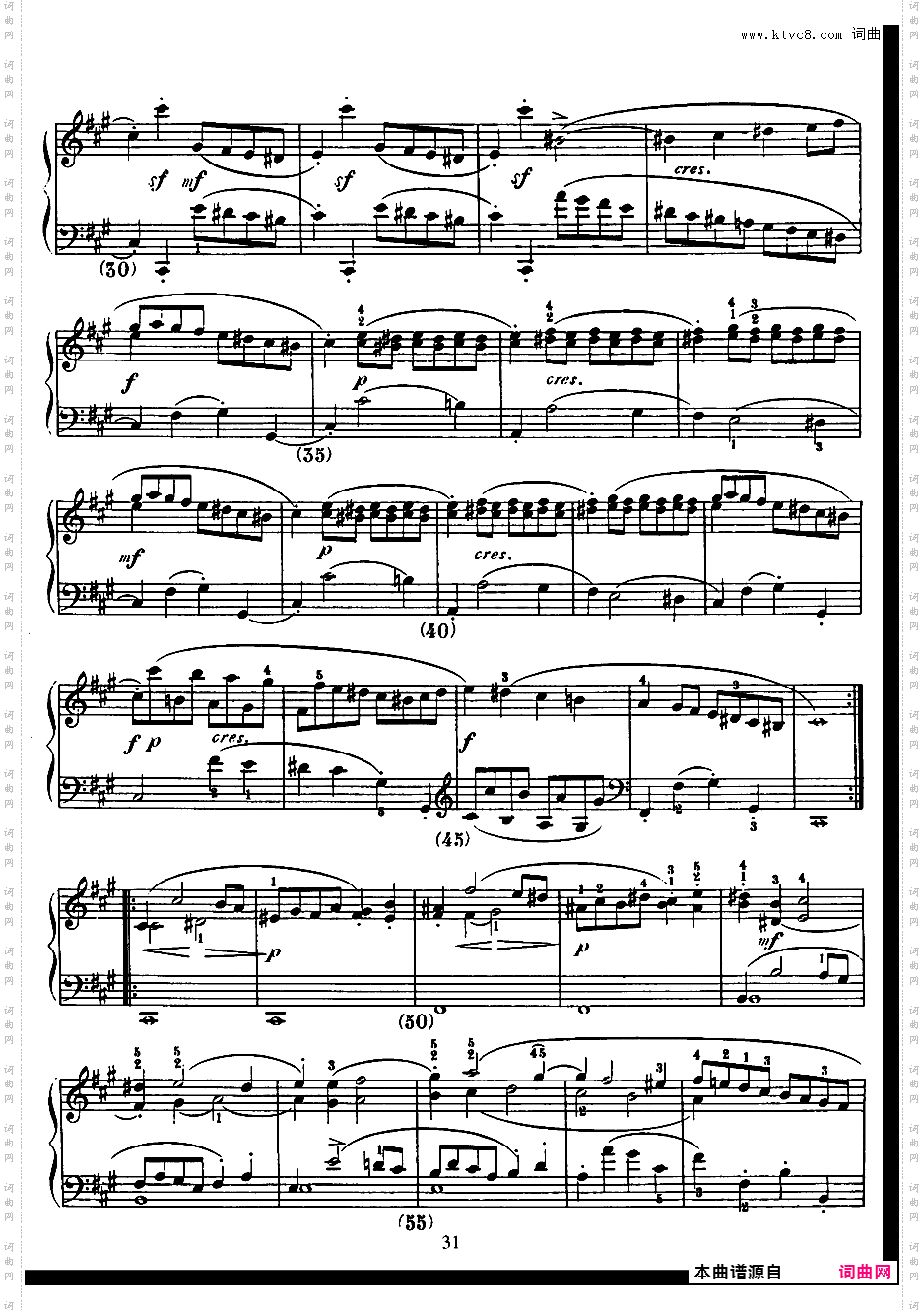 500首钢琴奏鸣曲共33册Scarlatti Sonatas 286-300