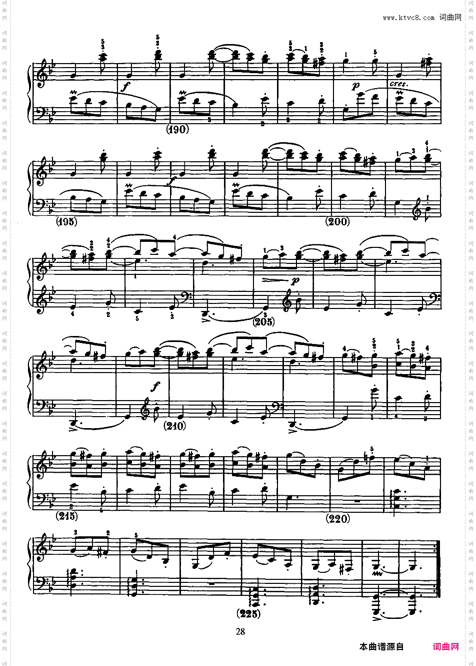 500首钢琴奏鸣曲共33册Scarlatti Sonatas 176-190