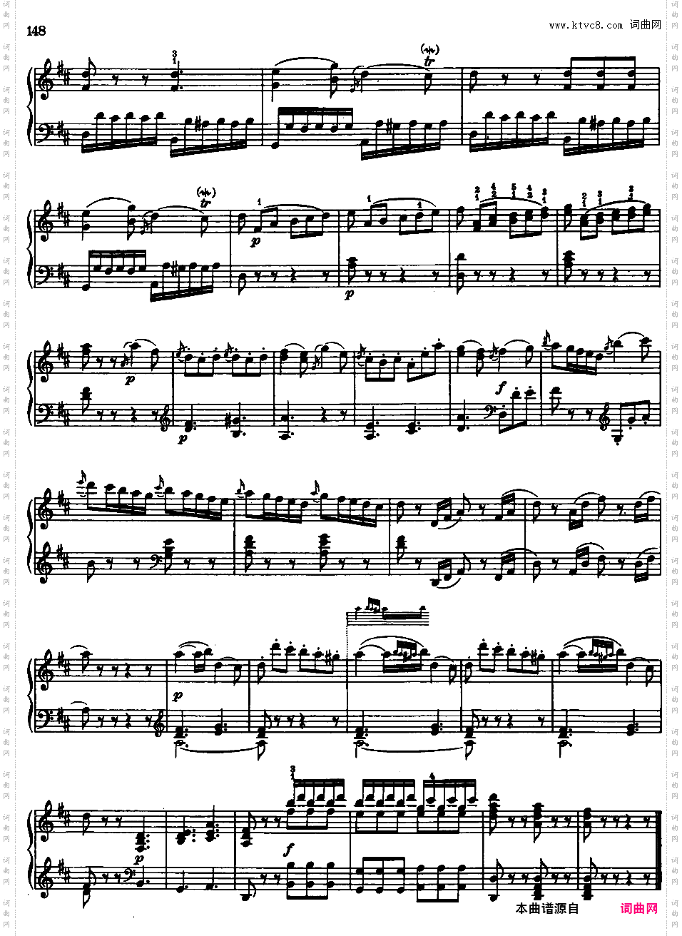 钢琴奏鸣曲全集 Piano Sonatas莫扎特奏鸣曲 k311