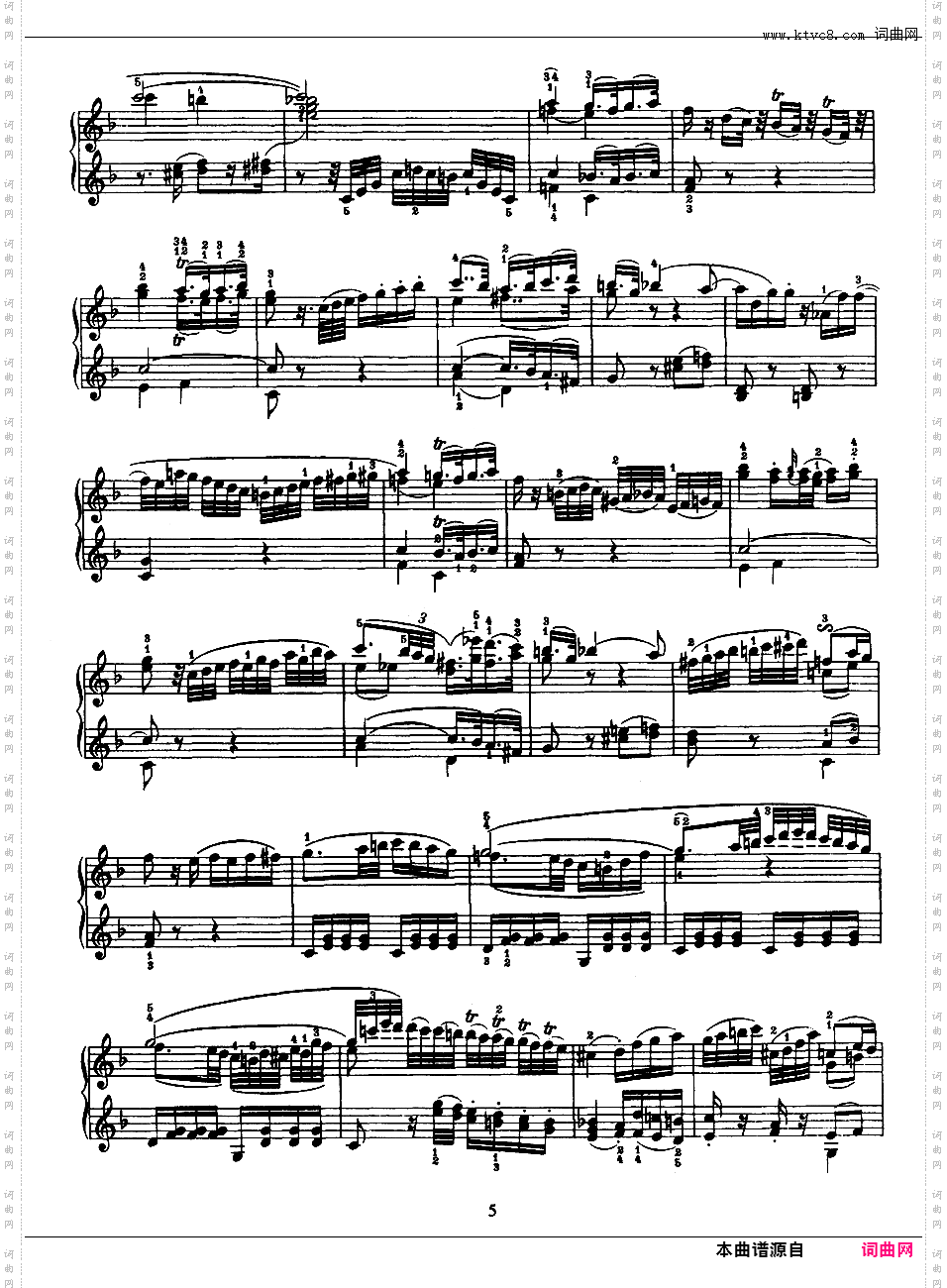 F大调行板 Andante in F Major K·616