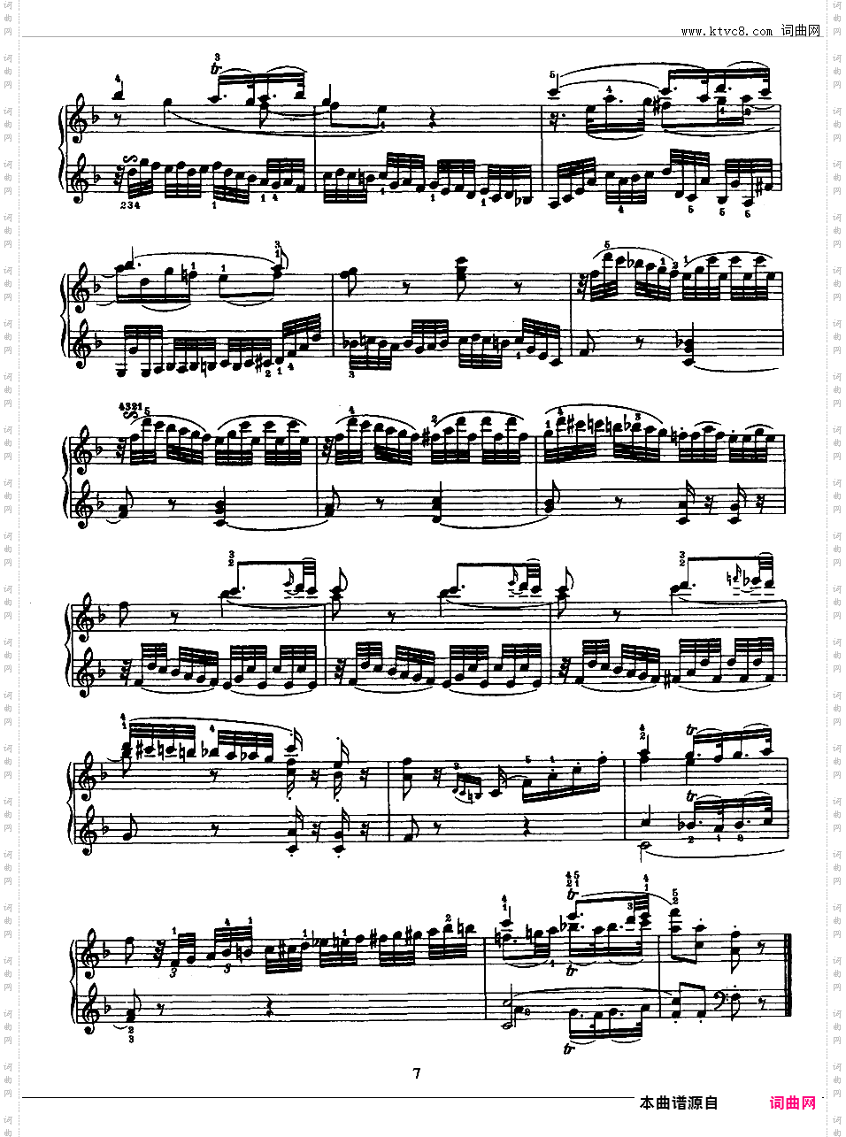 F大调行板 Andante in F Major K·616
