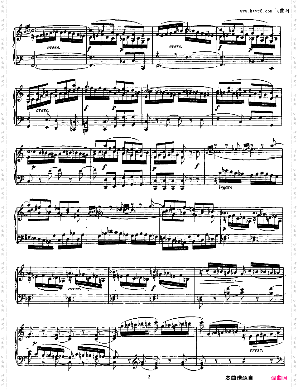 2首回旋曲 2 Rondos k485·k511Mozart K511 Rondo in a