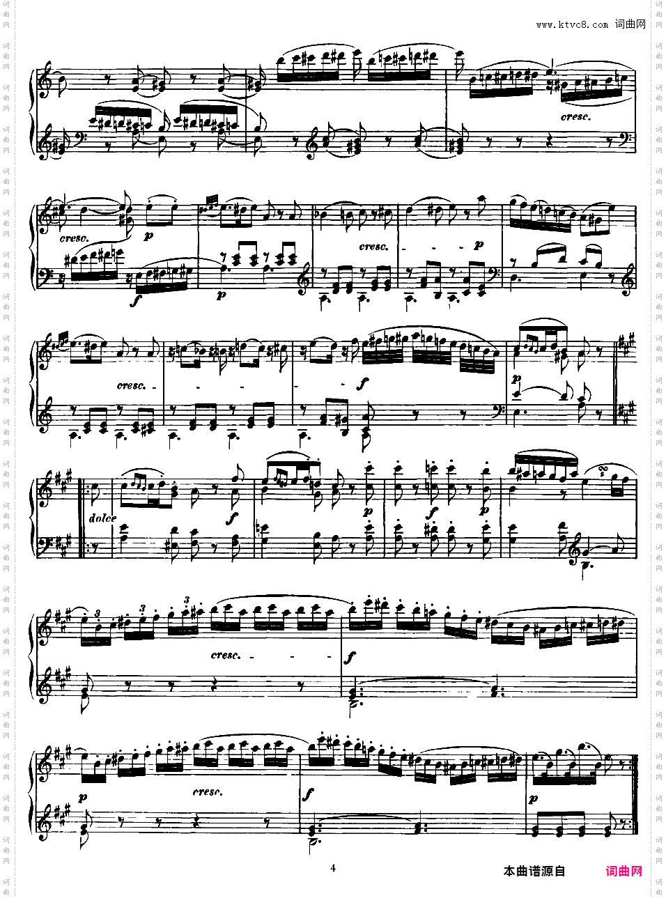 2首回旋曲 2 Rondos k485·k511Mozart K511 Rondo in a
