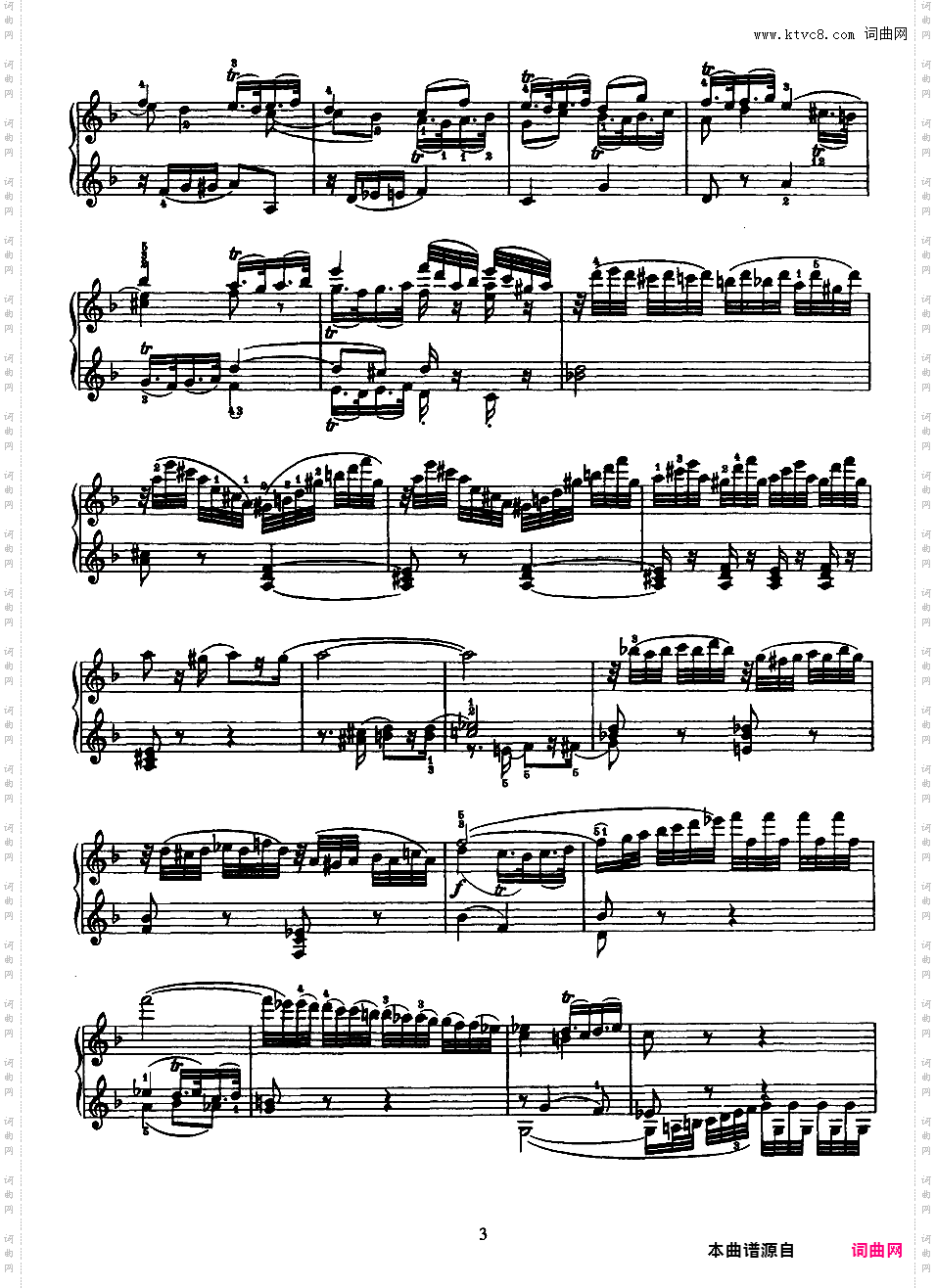 F大调行板 Andante in F Major K·616
