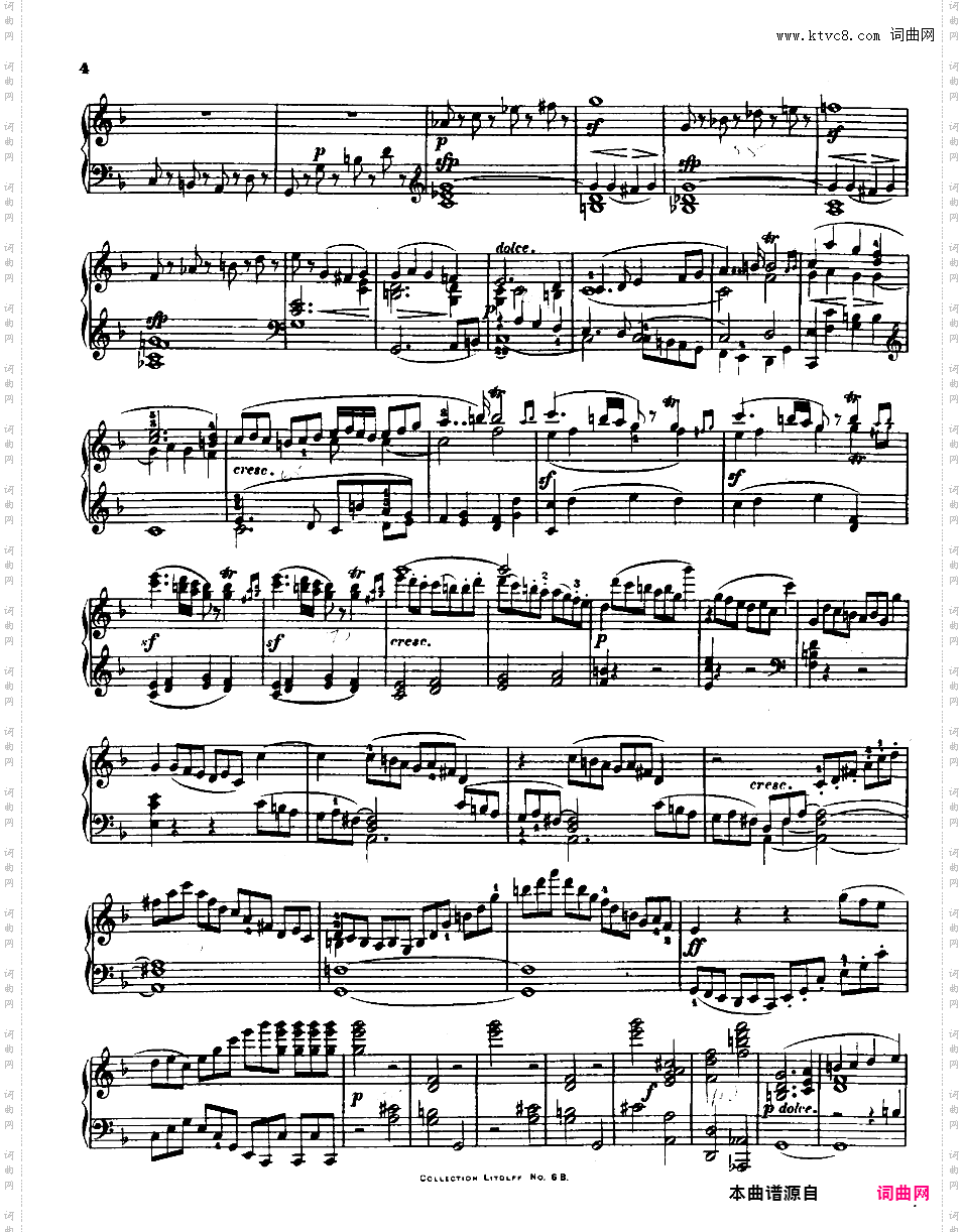 F大调第七弦乐四重奏 String Quartet No·7 in F Major Op·59-1