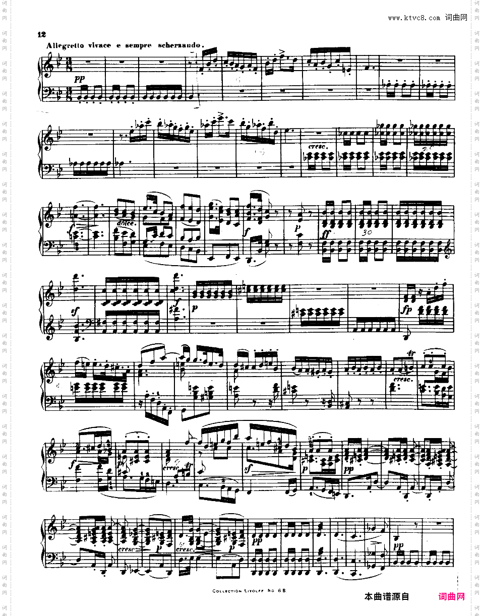 F大调第七弦乐四重奏 String Quartet No·7 in F Major Op·59-1