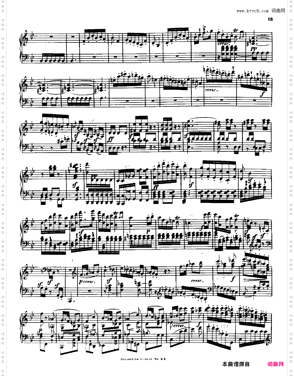 F大调第七弦乐四重奏 String Quartet No·7 in F Major Op·59-1