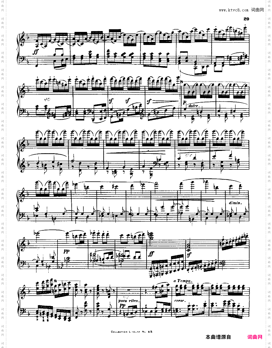 F大调第七弦乐四重奏 String Quartet No·7 in F Major Op·59-1