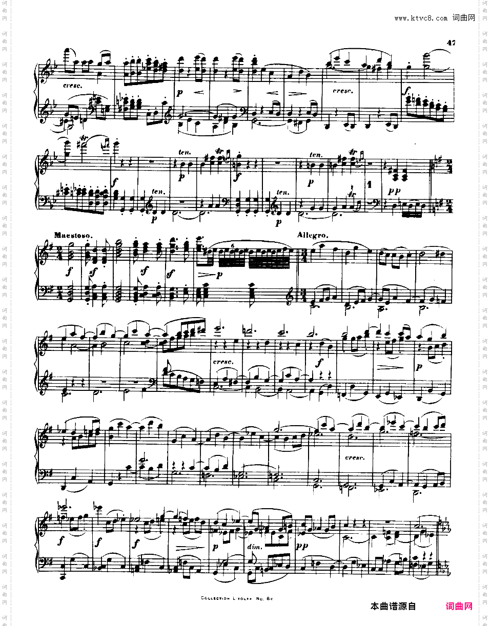 降E大调第十二弦乐四重奏 String Quartet No·12 in E-flat Major Op·127