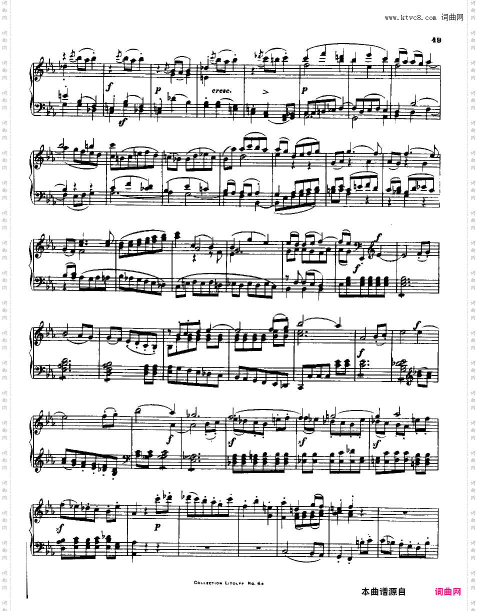 降E大调第十二弦乐四重奏 String Quartet No·12 in E-flat Major Op·127