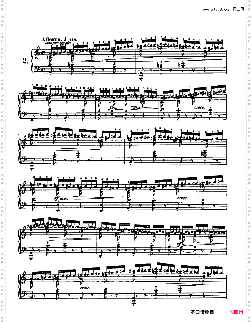 12首练习曲 Op·10Chopin op10 12 Etudes版本二