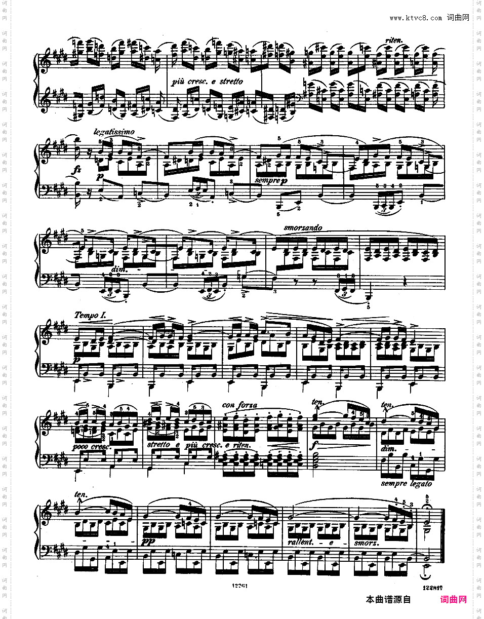 12首练习曲 Op·10Chopin op10 12 Etudes版本二
