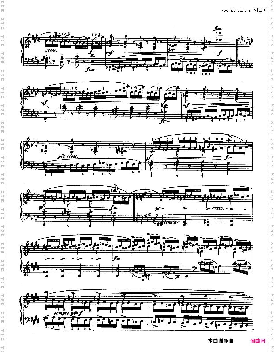 12首练习曲 Op·10Chopin op10 12 Etudes版本二