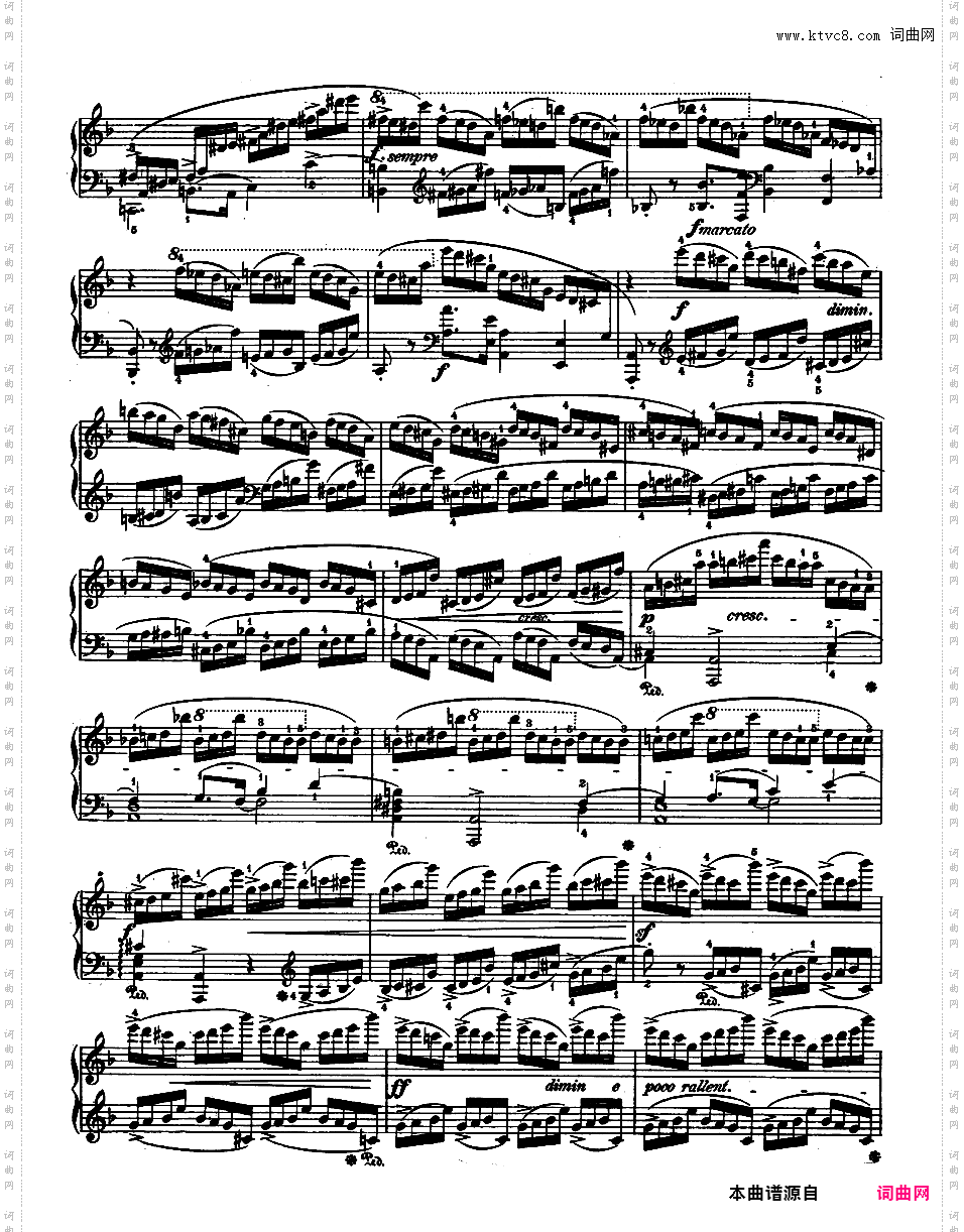 12首练习曲 Op·10Chopin op10 12 Etudes版本二