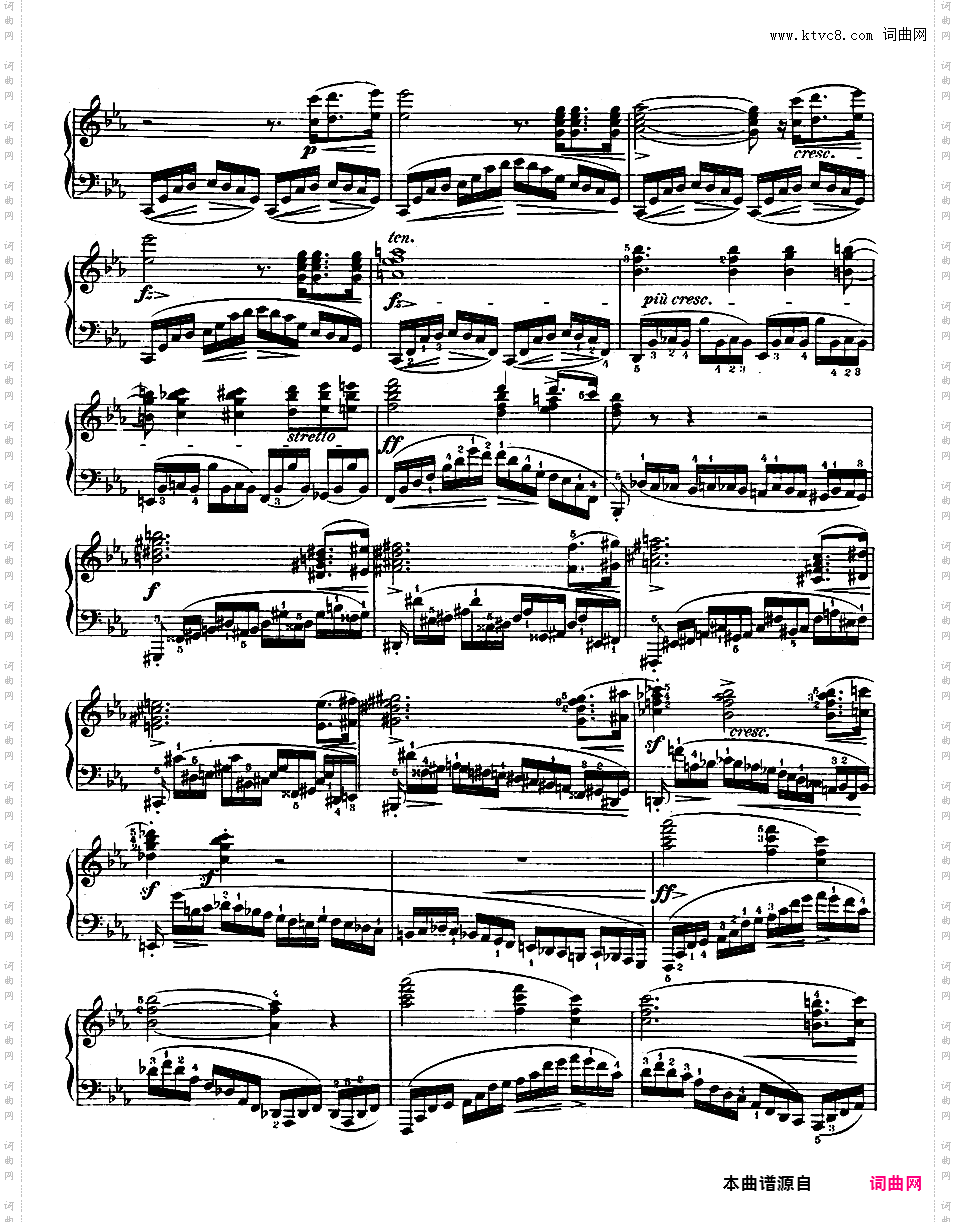 12首练习曲 Op·10Chopin op10 12 Etudes版本二