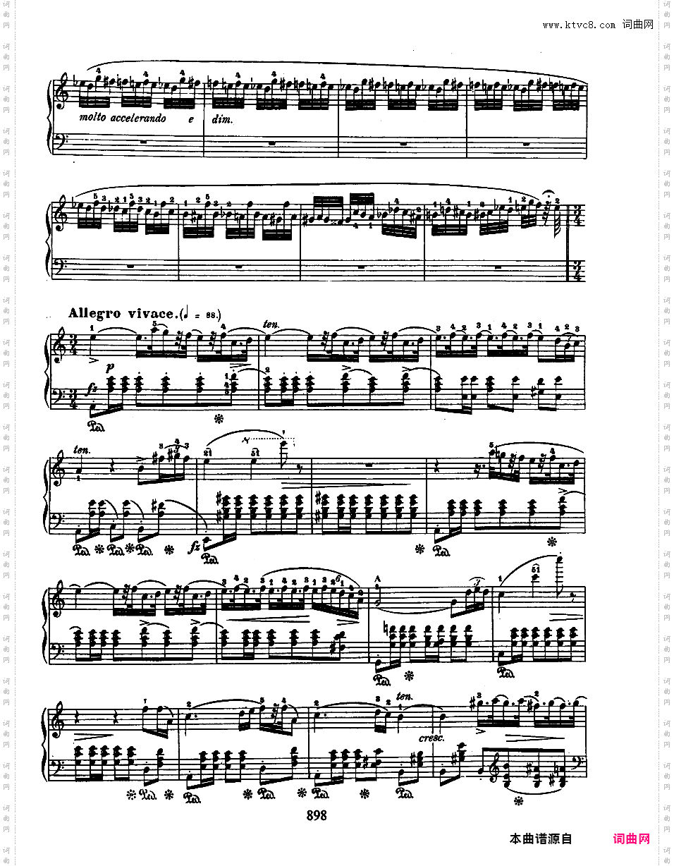 C大调波莱罗舞曲 Op·19Chopin op19 Bolero版本一