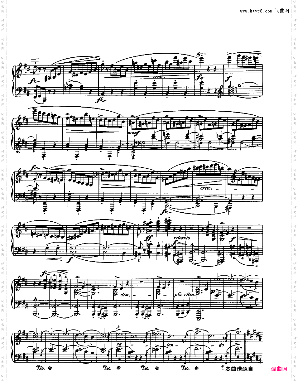 b小调第一谐谑曲 Op·20Chopin op20 Scherzo #1 in b版本一·pdf