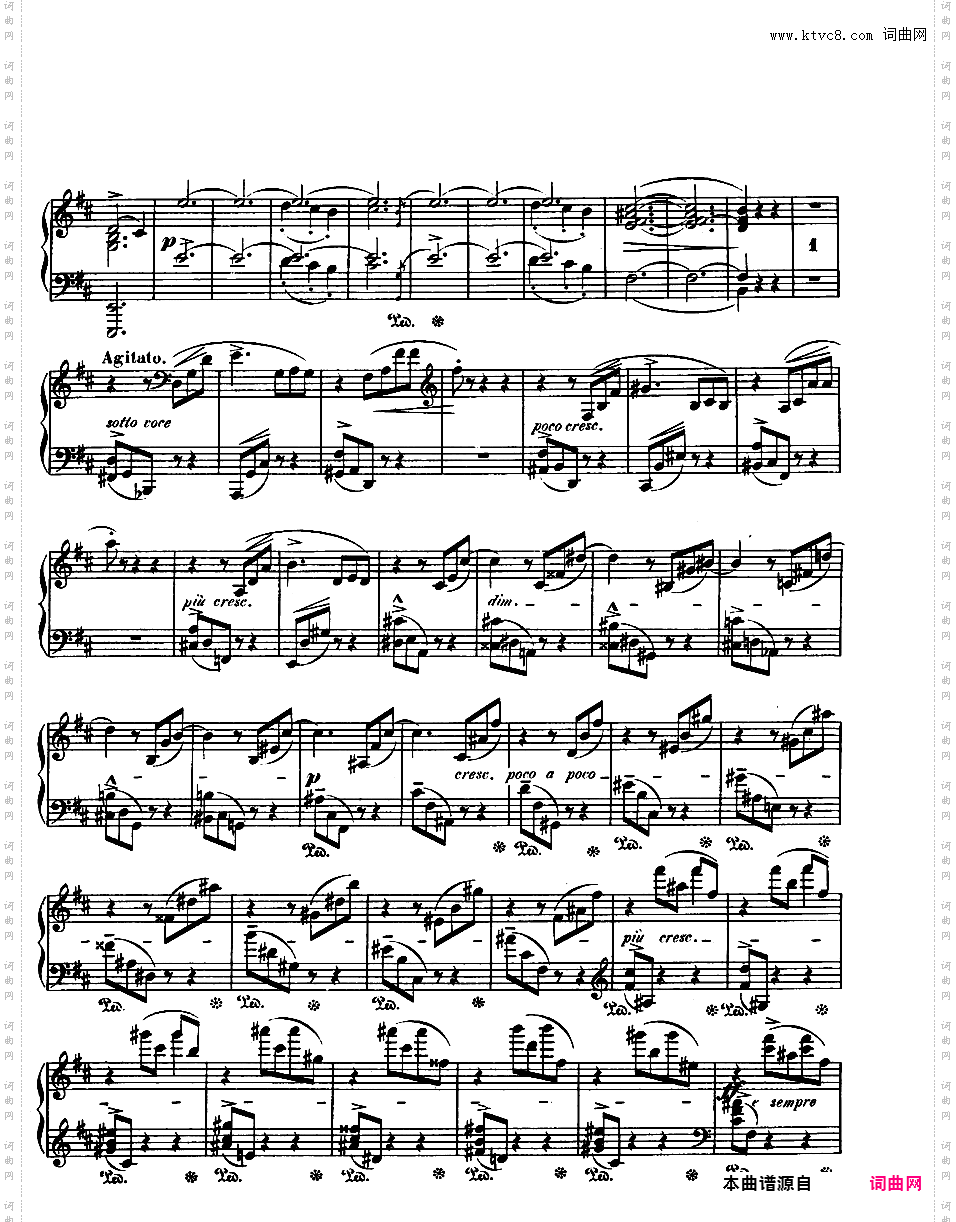 b小调第一谐谑曲 Op·20Chopin op20 Scherzo #1 in b版本一·pdf