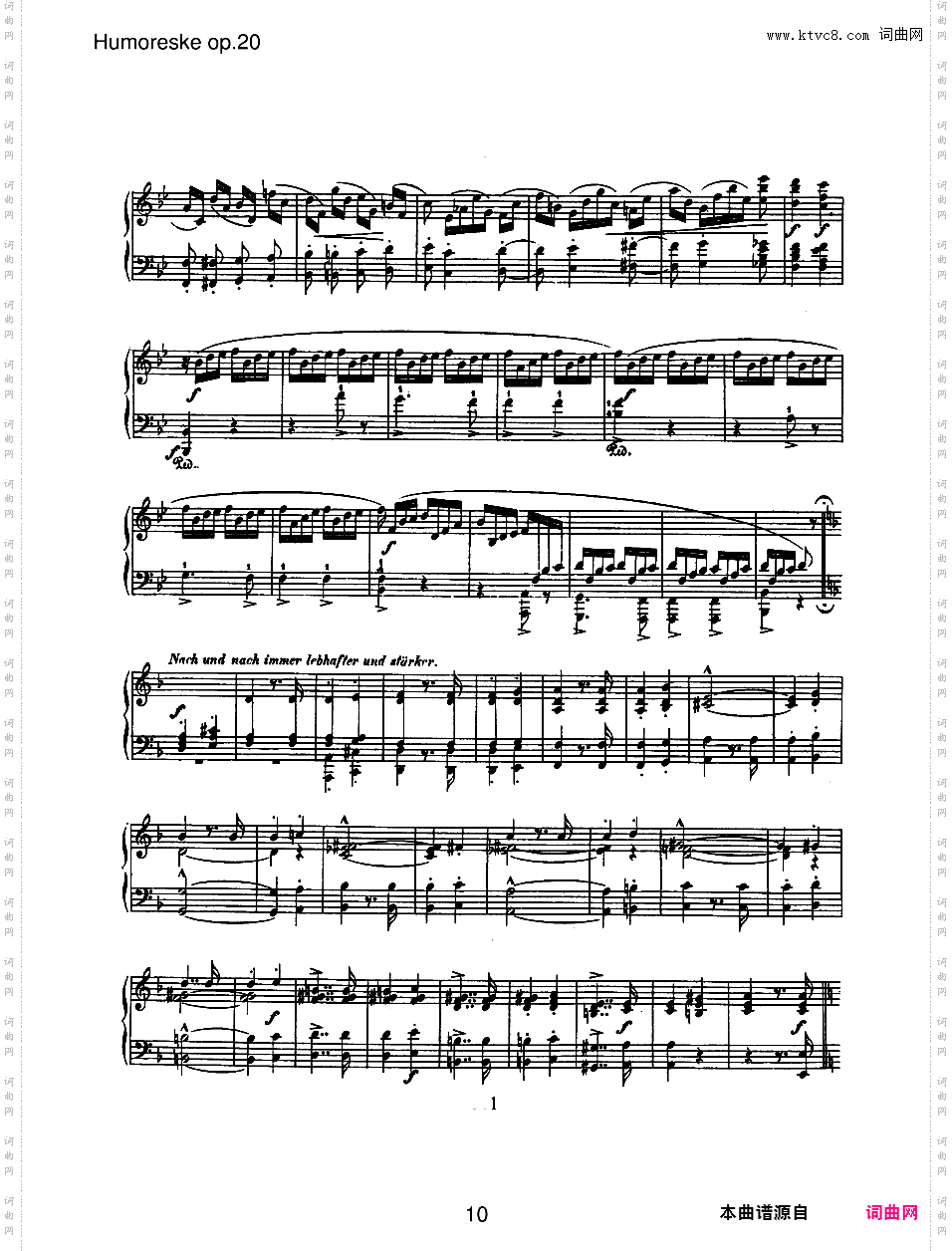 幽默曲 Humoresque Op·20