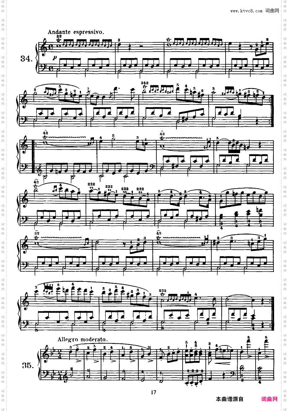 100首进阶练习曲 100 Progressive Studies Op·139Czerny-op139-100_Progressive_Studies_1-49