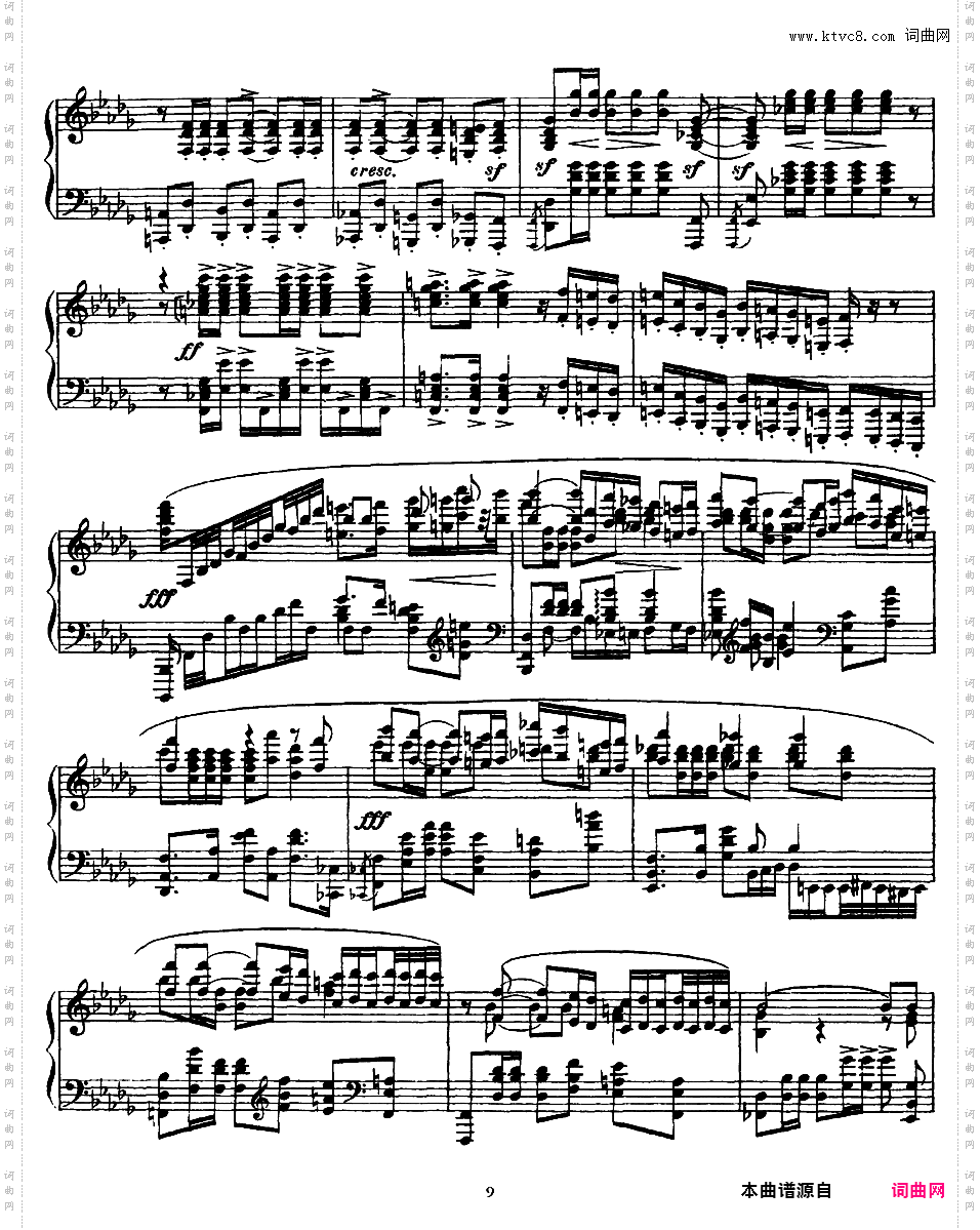 降b小调波兰舞曲 Polonaise in b-flat Minor Op·21