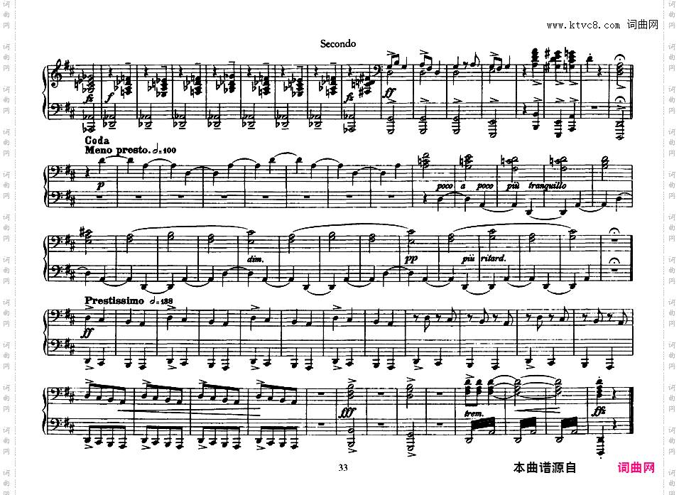 4首挪威舞曲 4 Norwegian Dances Op·35?Grieg op35 4 Norwegian Dances 四手联弹