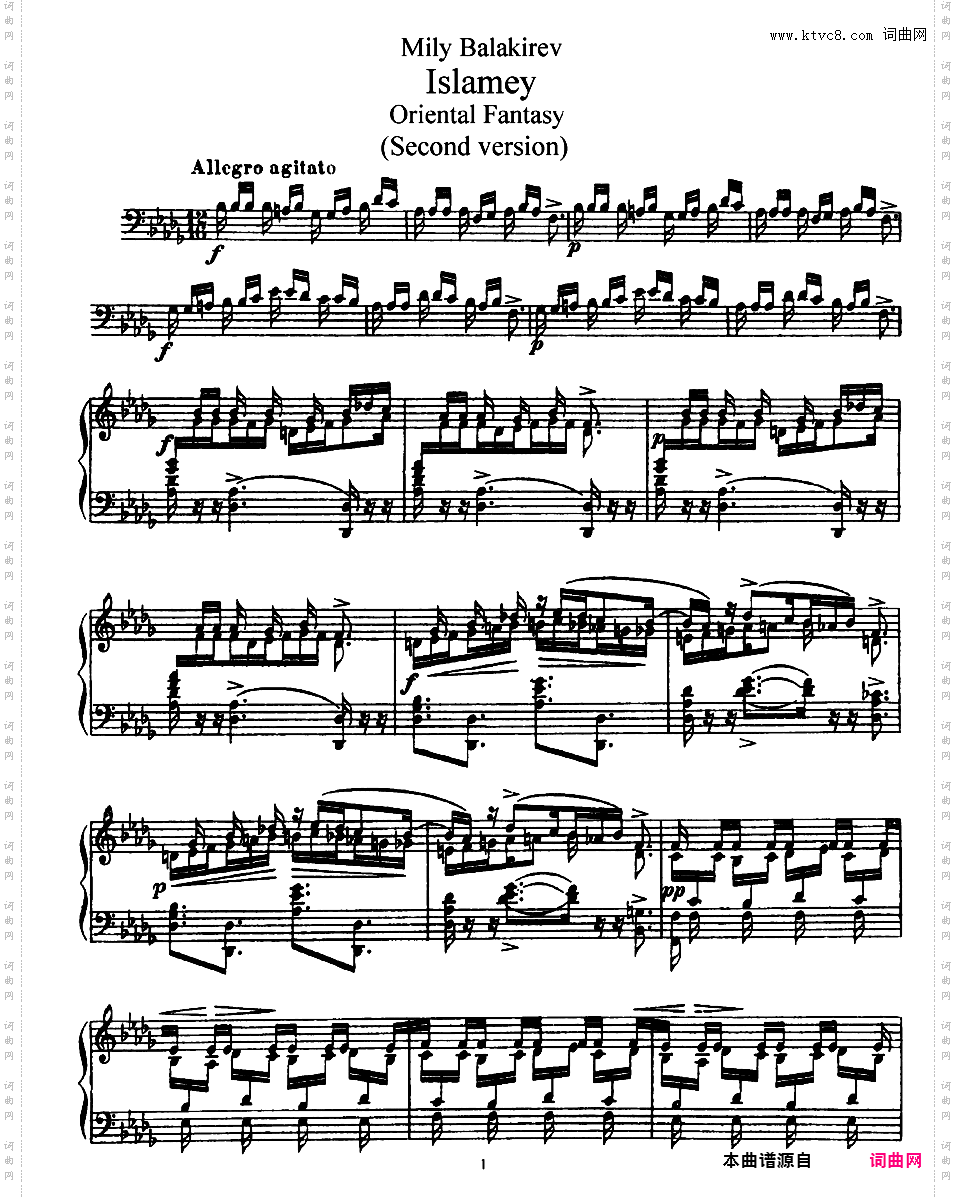 东方幻想曲“伊斯拉美”An Oriental Fantasy ·