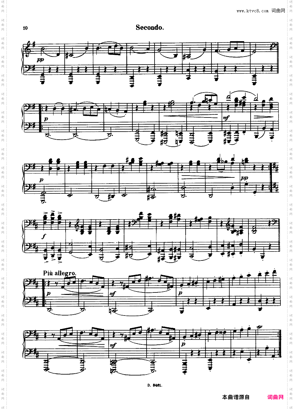 圆舞曲 Walzer Op·3 - 四手联弹