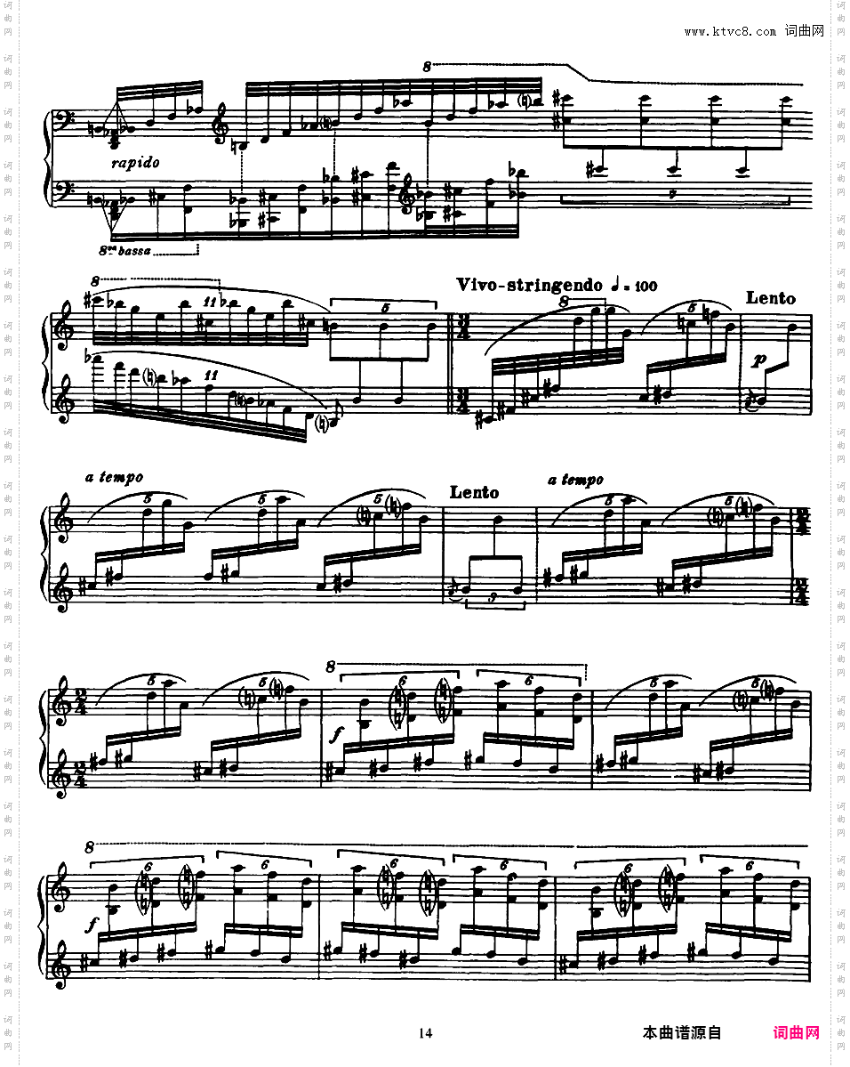 3首彼得鲁什卡小品 Three Movements from PetrushkaStravinsky 3 Movements from Petrouchka版本二