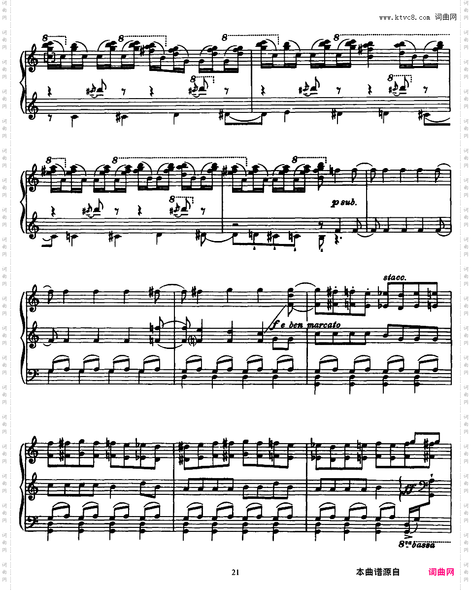 3首彼得鲁什卡小品 Three Movements from PetrushkaStravinsky 3 Movements from Petrouchka版本二