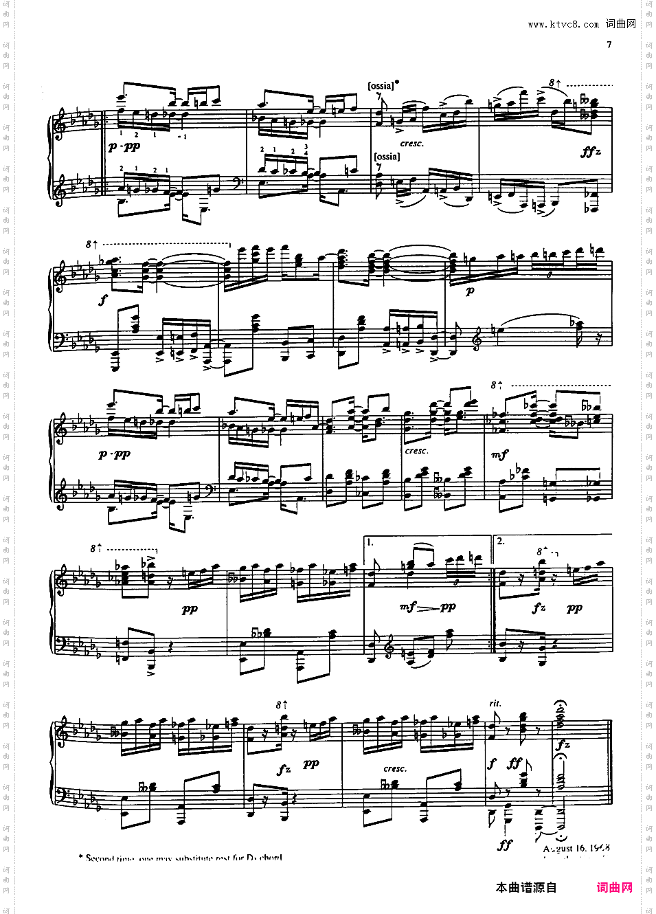 钢琴拉格泰姆集 Piano Rags