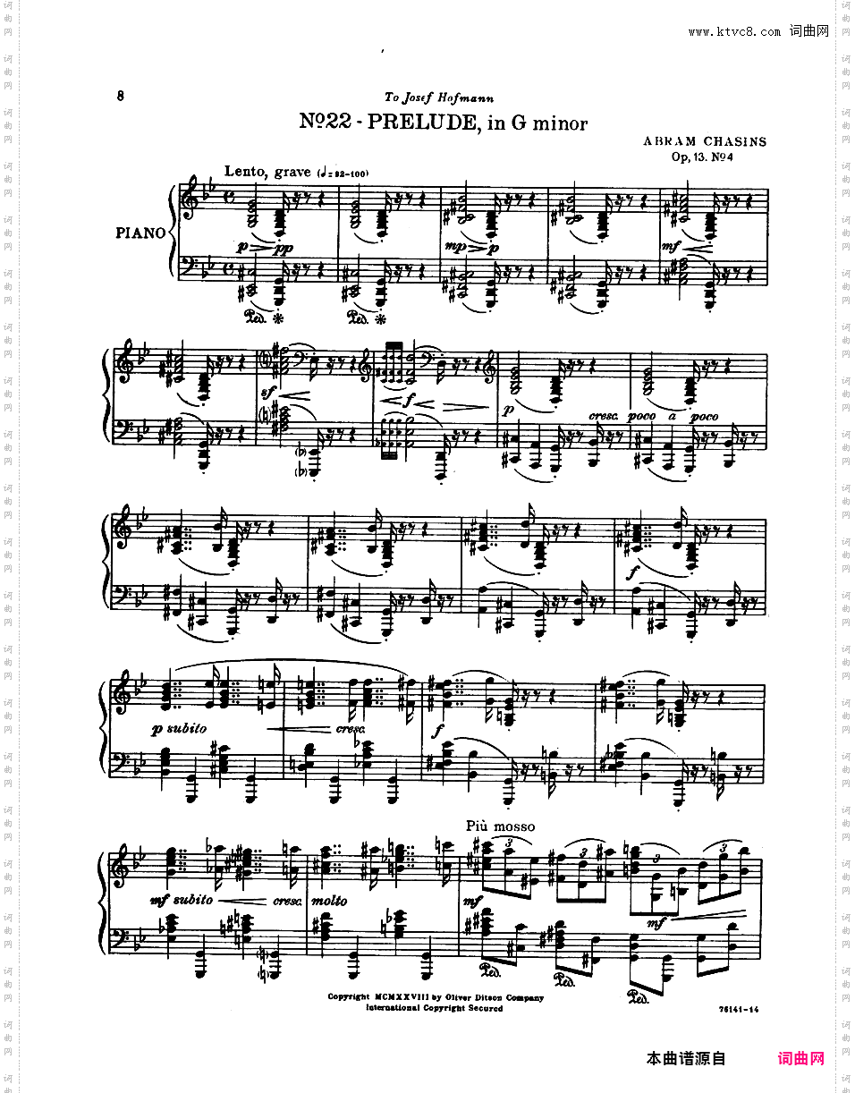 24首前奏曲第四册24 Preludes, Book 4 Op·13
