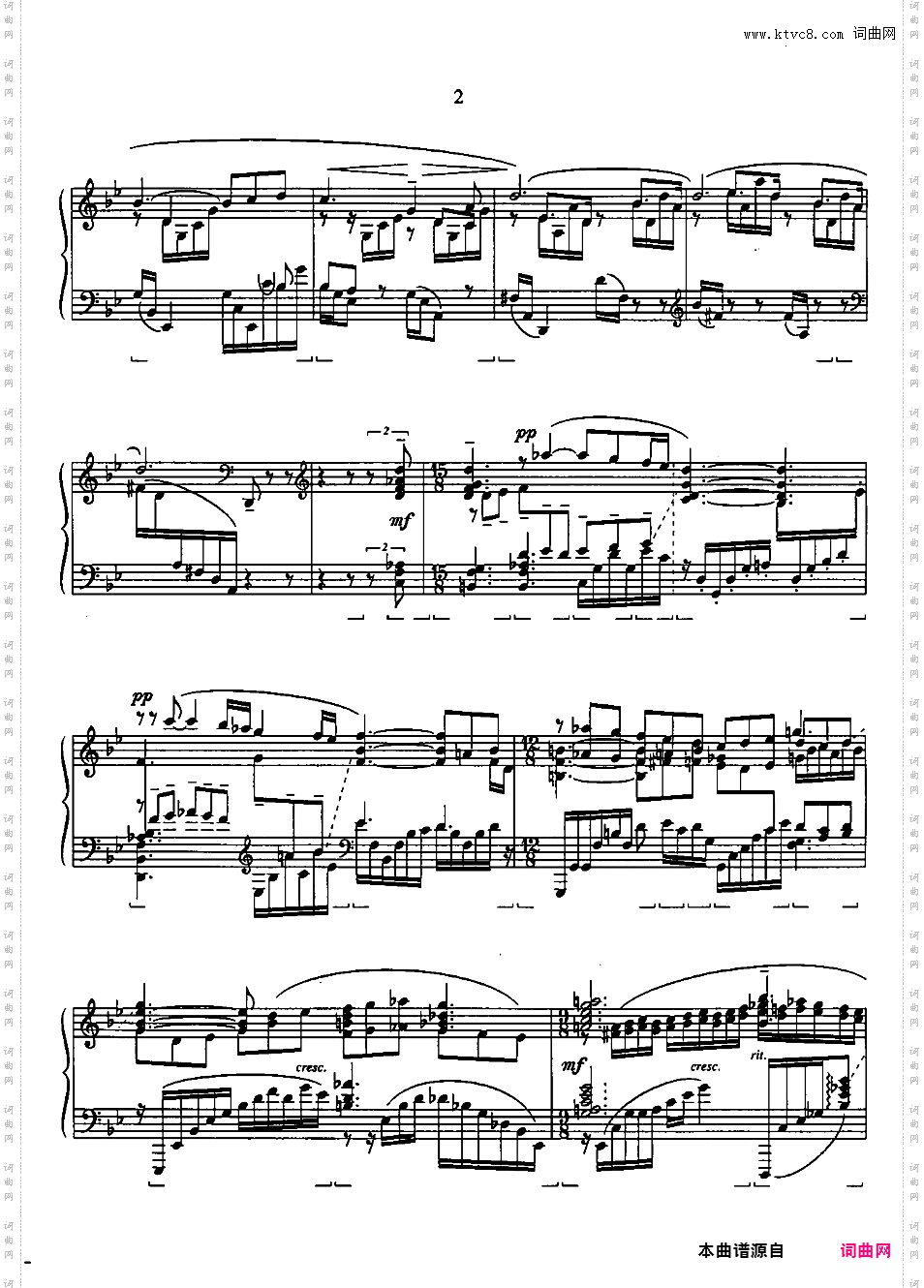 改编拉赫玛尼诺夫作品集wild rachmaninoffwild_rachmaninoff op21 no12-sorrow