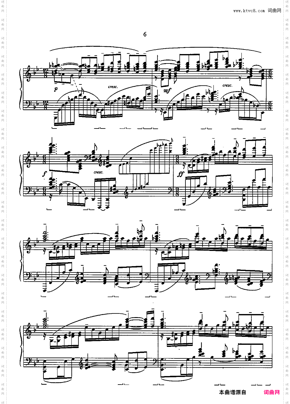 改编拉赫玛尼诺夫作品集wild rachmaninoffwild_rachmaninoff op21 no12-sorrow