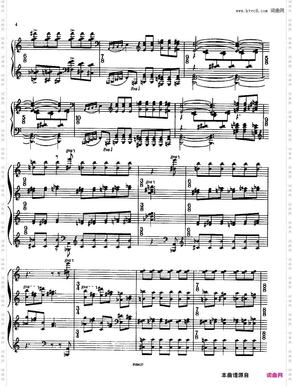 第二钢琴奏鸣曲 Piano Sonata No·2 Op·53