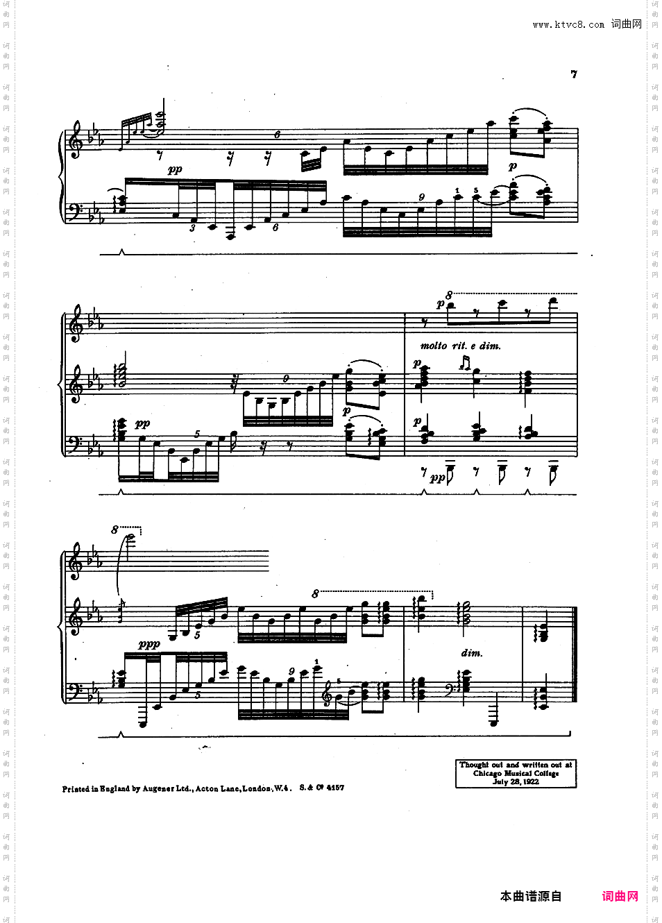 改编勃拉姆斯作品Brahms-GraingerBrahms-Grainger Cradle song